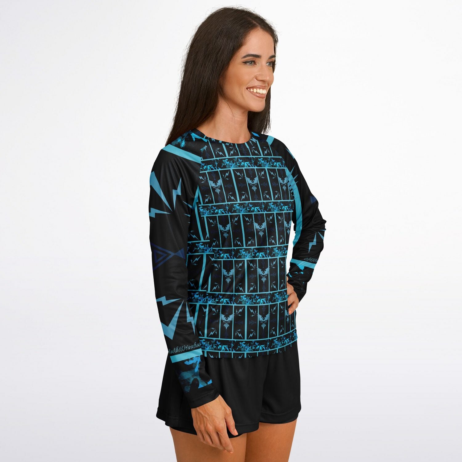 $NiieihiiNookei Women's Long Sleeve Performance Shirt - AOP