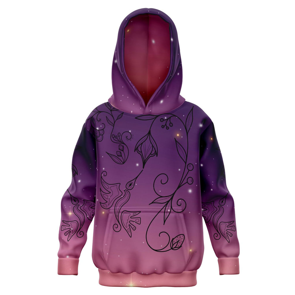 $NiieihiiNookei Hummingbird Athletic Kids Hoodie - AOP