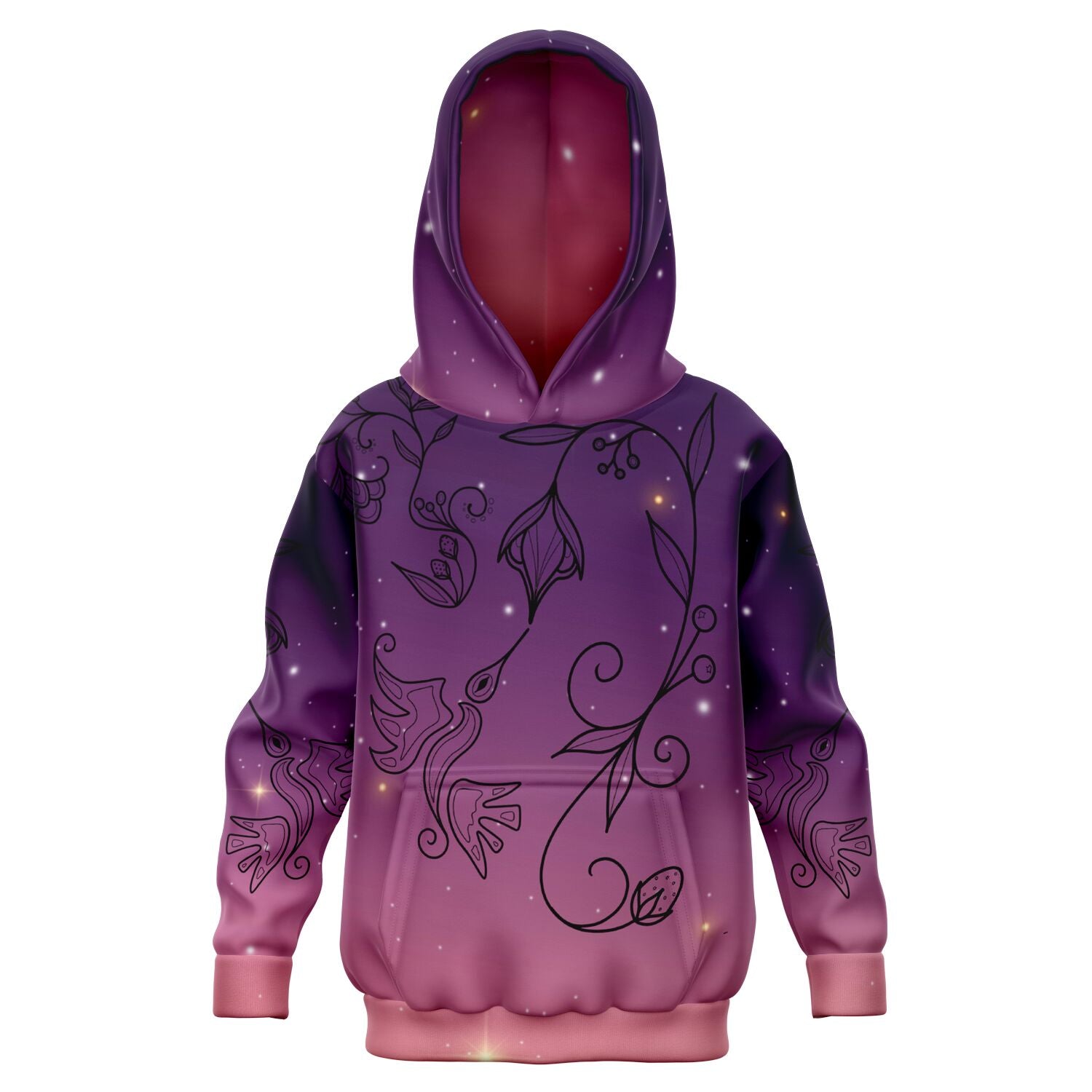 $NiieihiiNookei Hummingbird Athletic Kids Hoodie - AOP