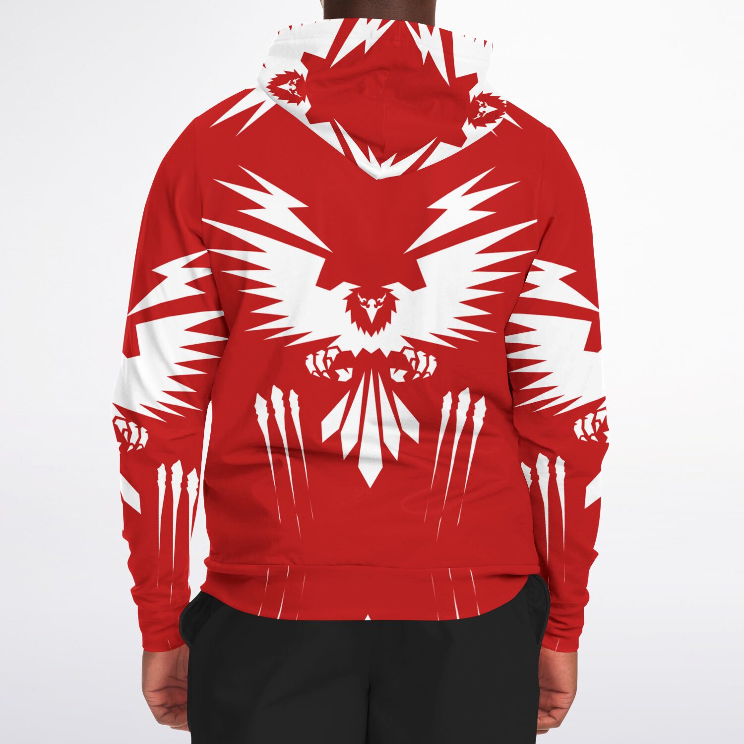 $NiieihiiNookei Athletic Zip-Up Hoodie - AOP