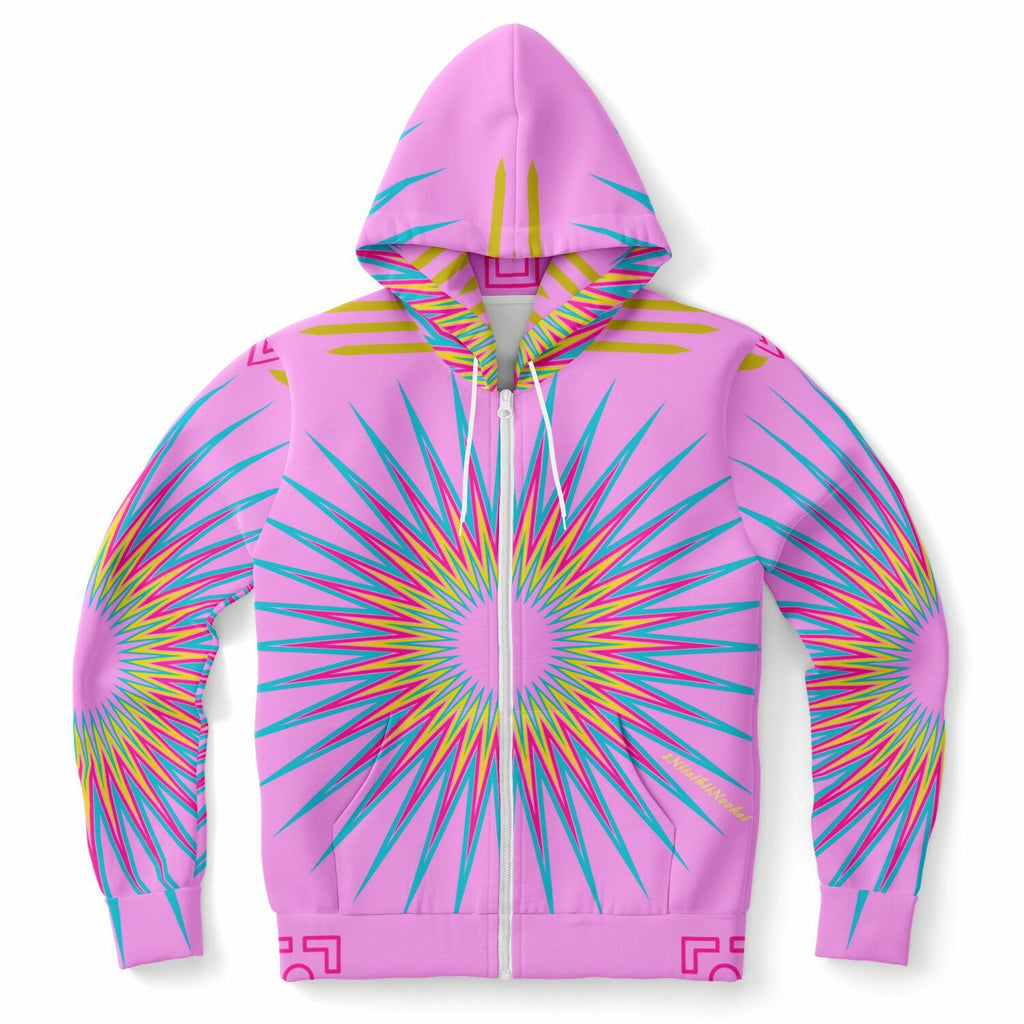 $NiieihiiNookei Fashion Zip-Up Hoodie - AOP