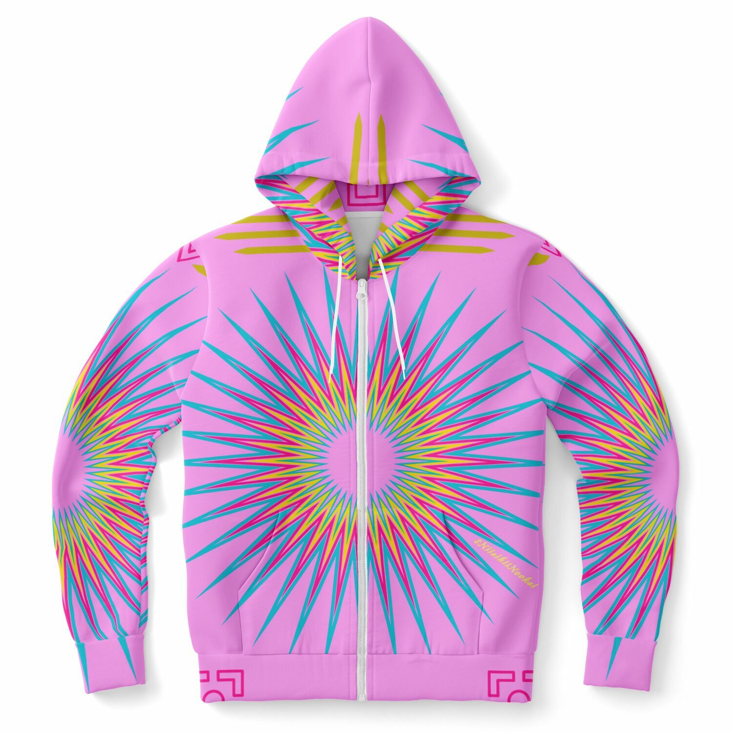 $NiieihiiNookei Fashion Zip-Up Hoodie - AOP