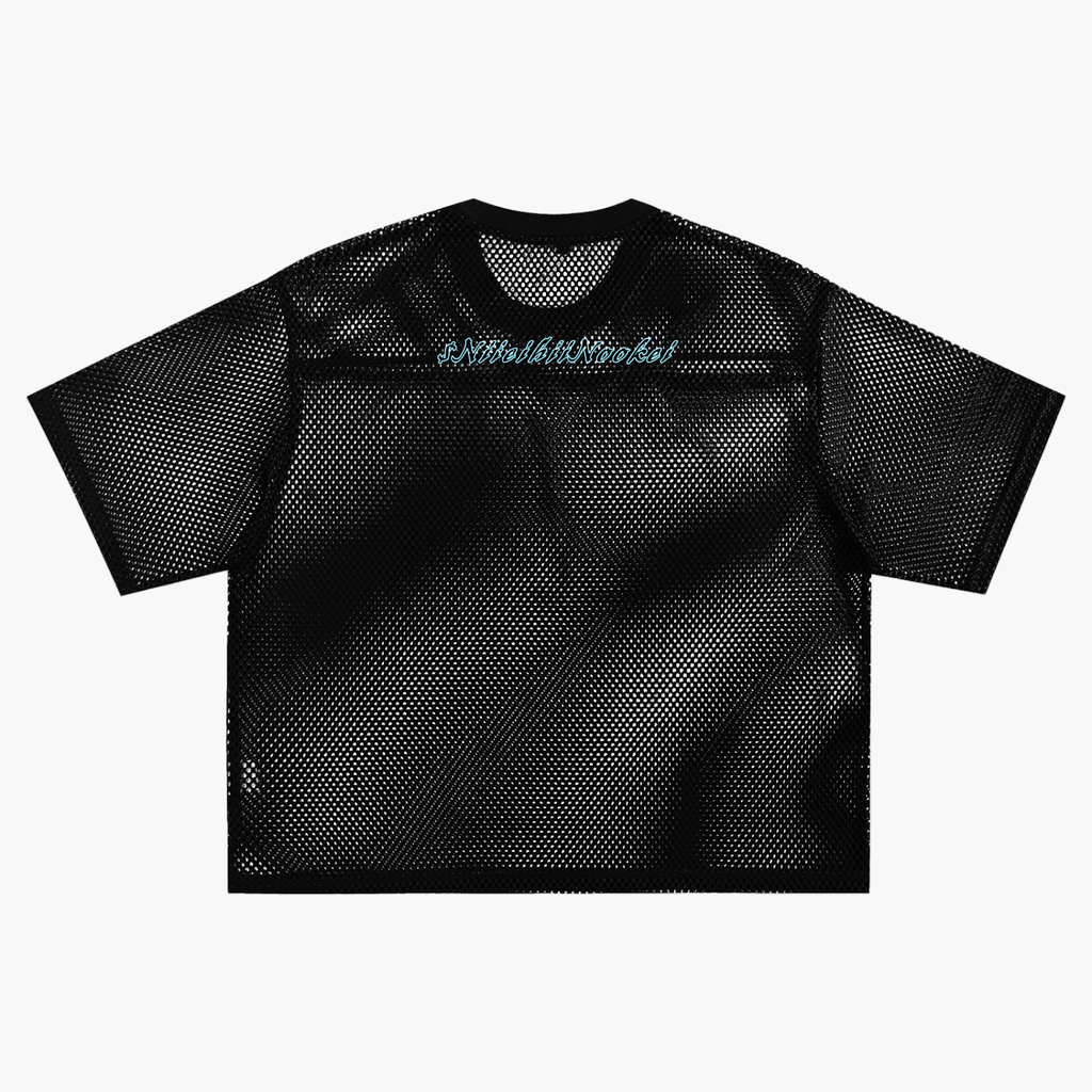 See-through Boxy Net T-shirt