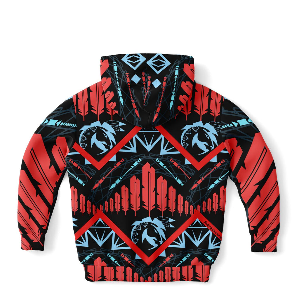 $NiieihiiNookei Athletic Kids Hoodie - AOP