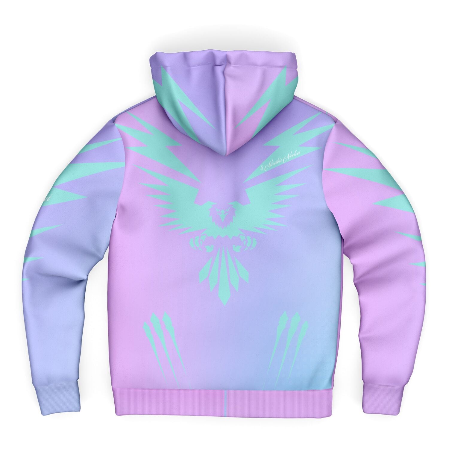 $NiieihiiNookei Design Microfleece Ziphoodie - AOP