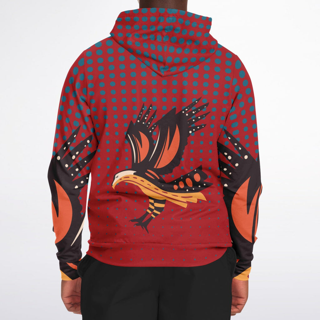 $NiieihiiNookei Athletic Zip-Up Hoodie - AOP