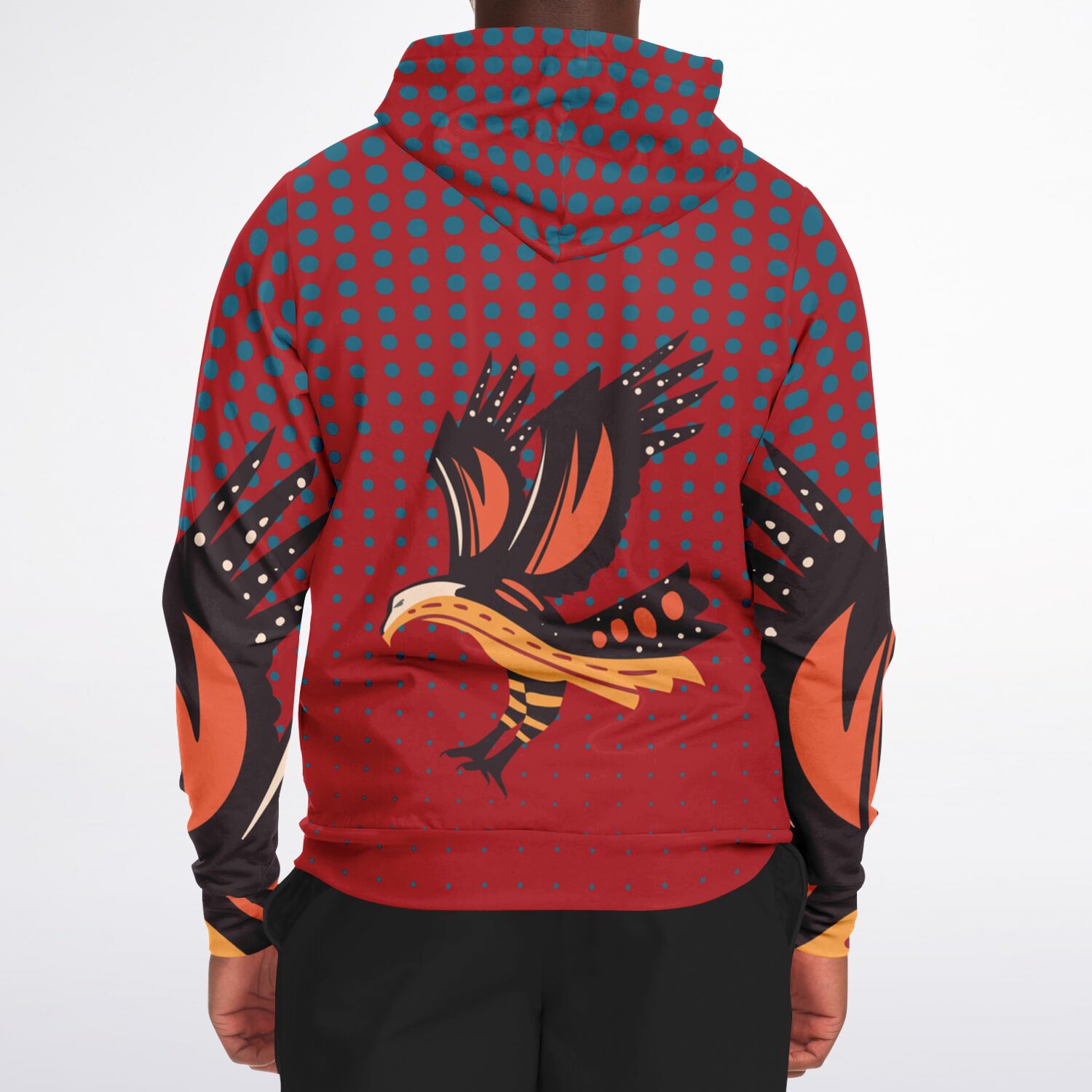 $NiieihiiNookei Athletic Zip-Up Hoodie - AOP