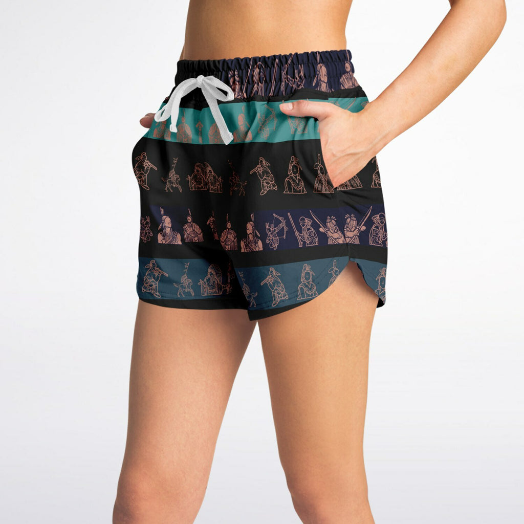 $NiieihiiNookei Athletic Loose Shorts - AOP