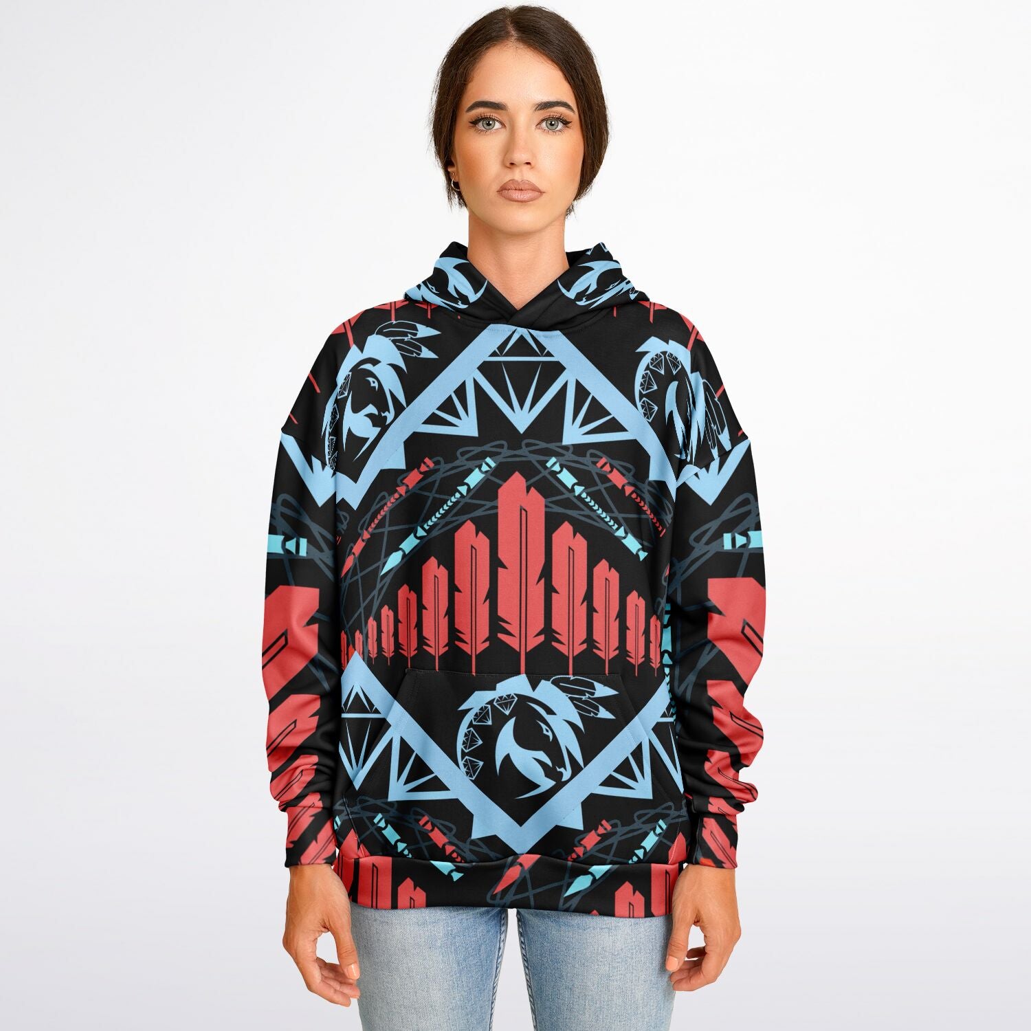 $NiieihiiNookei #Heavyweight Oversized Hoodie - AOP
