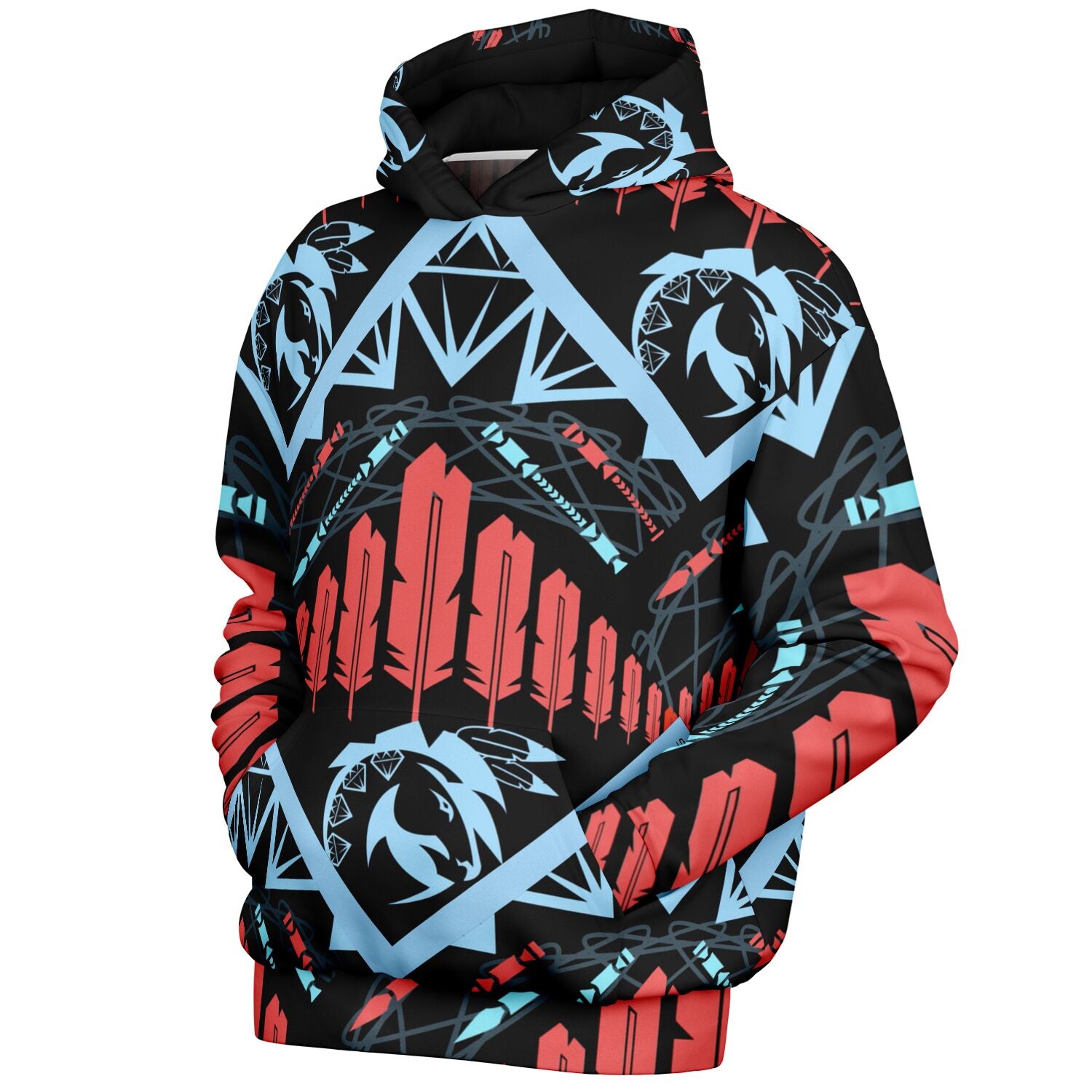 $NiieihiiNookei #Heavyweight Oversized Hoodie - AOP