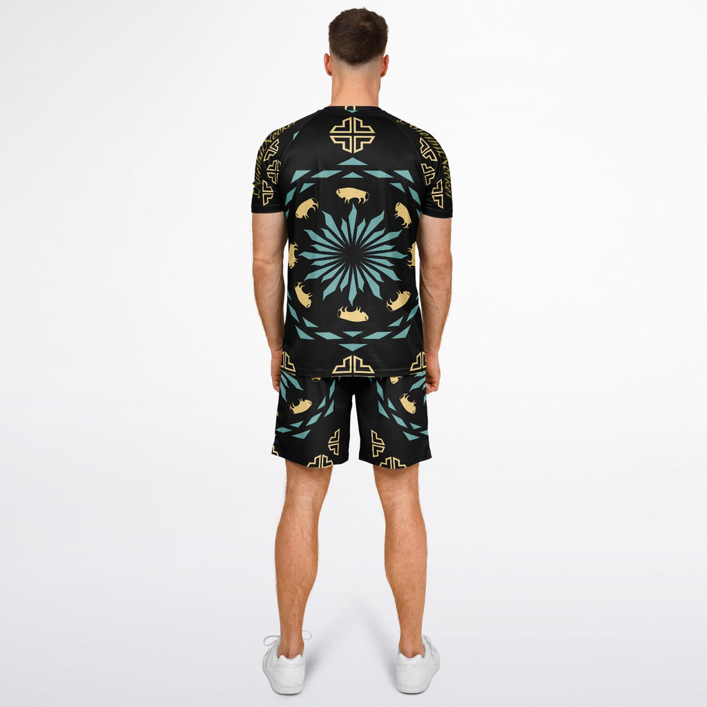 $NiieihiiNookei Men's Athletic Set - AOP