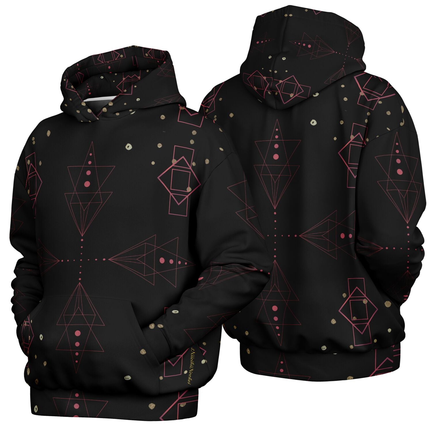 $NiieihiiNookei Heavyweight Oversized Hoodie - AOP