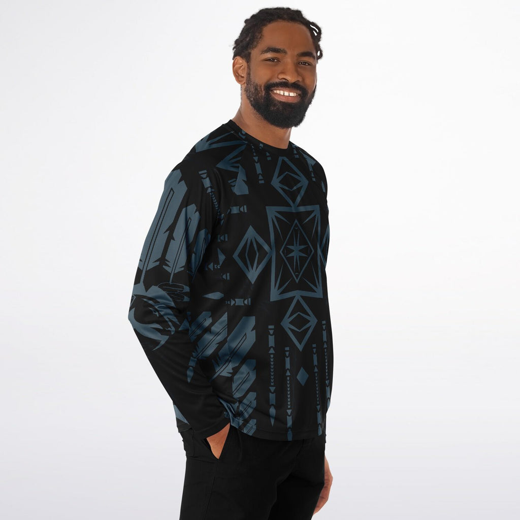 $NiieihiiNookei Men's Long Sleeve Performance Shirt - AOP