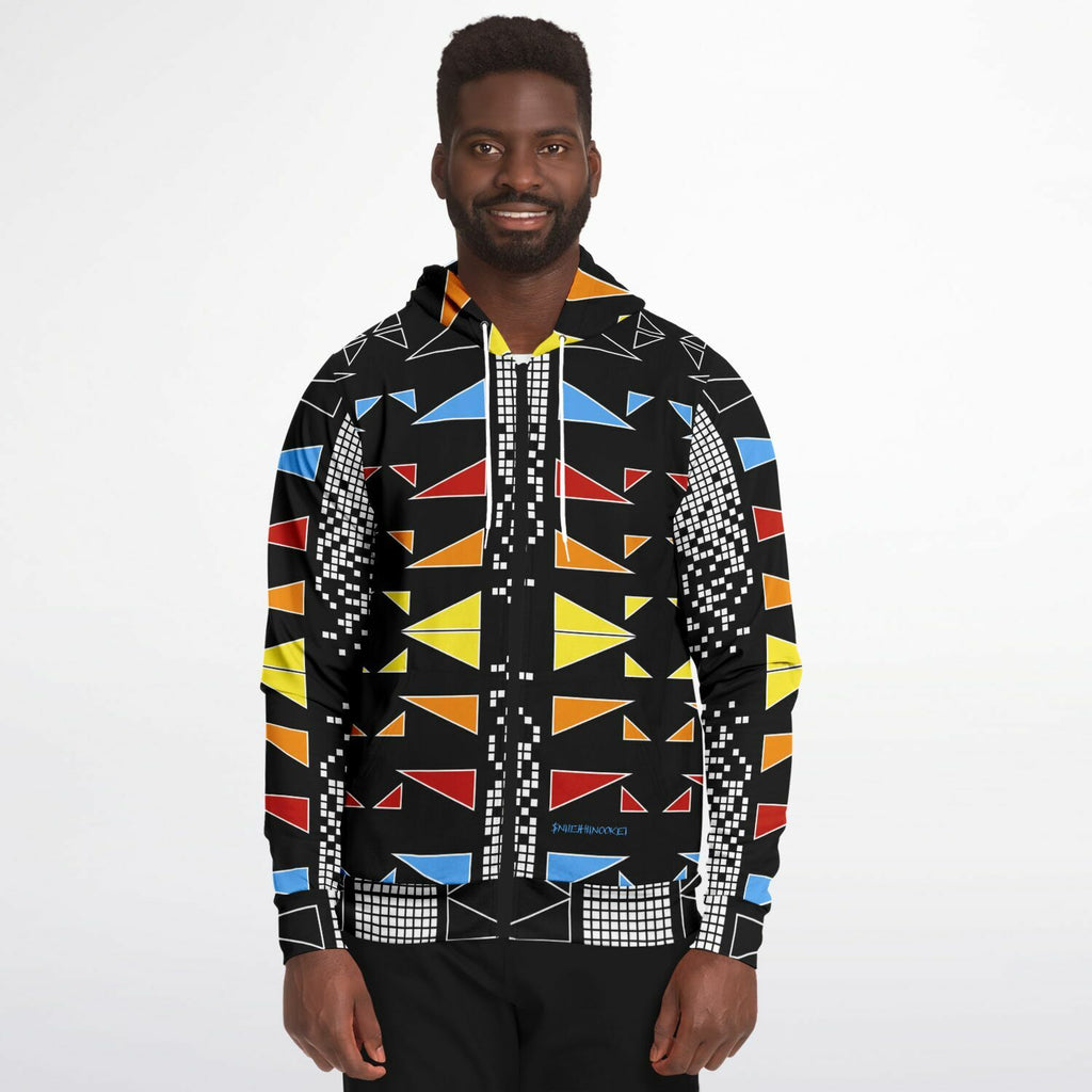 $NiieihiiNookei Fashion Zip-Up Hoodie - AOP
