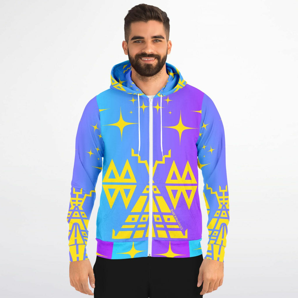 $NiieihiiNookei Fashion Zip-Up Hoodie - AOP