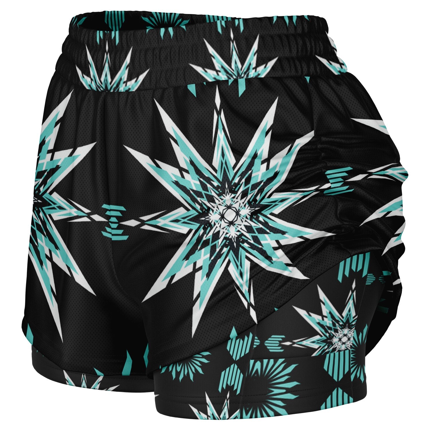 $NiieihiiNookei Women's 2-in-1 Shorts - AOP