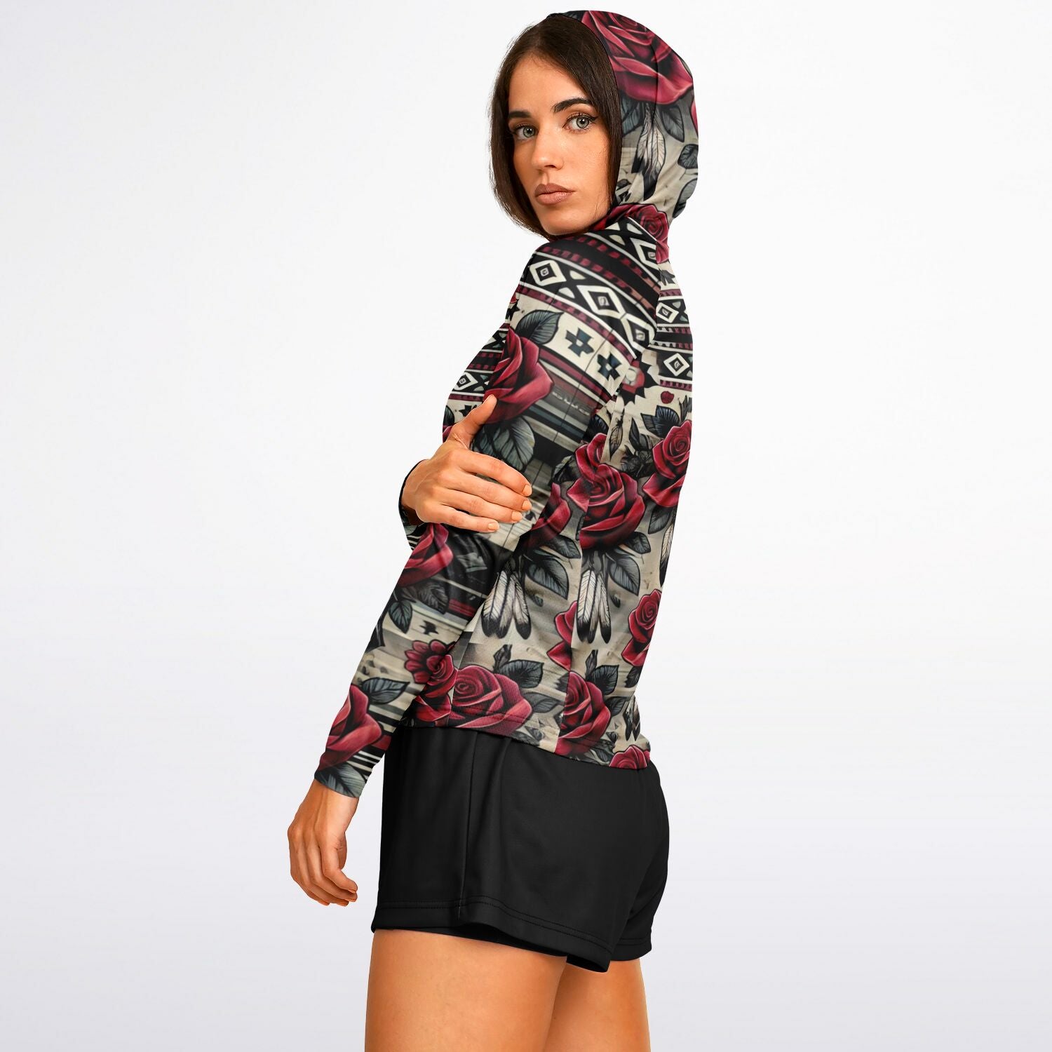 $NiieihiiNookei Women's Performance Hoodie- AOP