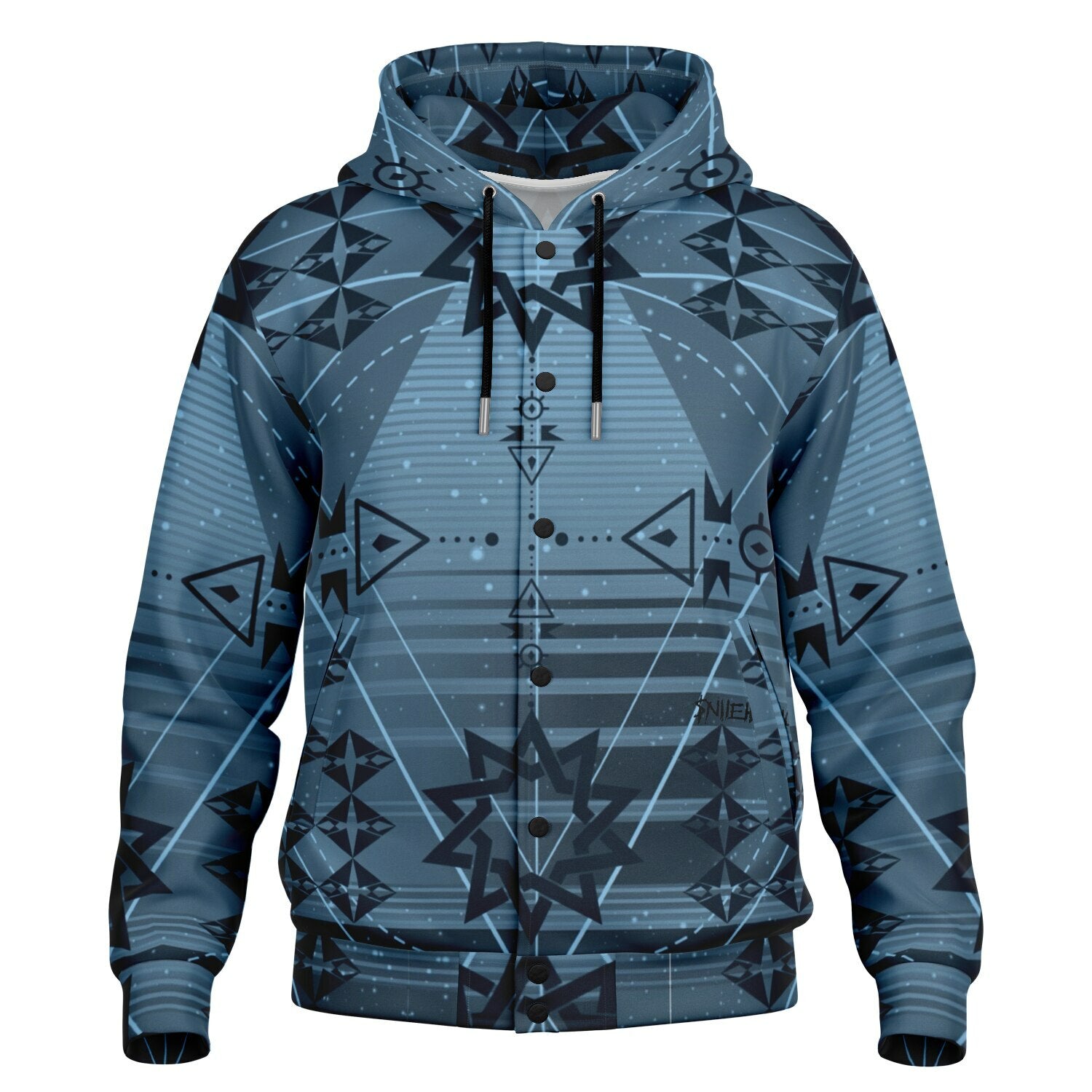 $NiieihiiNookei Hooded Jacket - AOP