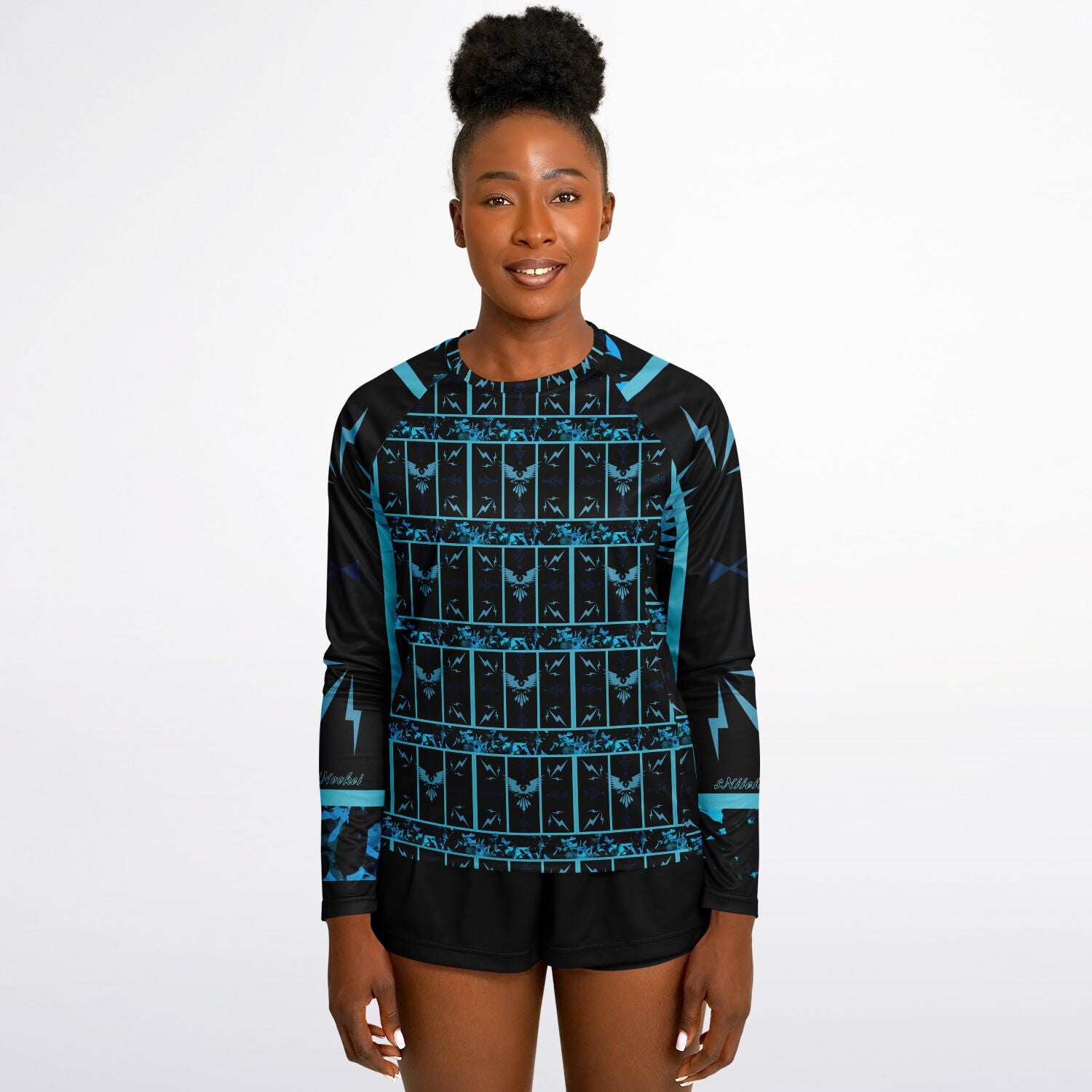 $NiieihiiNookei Women's Long Sleeve Performance Shirt - AOP