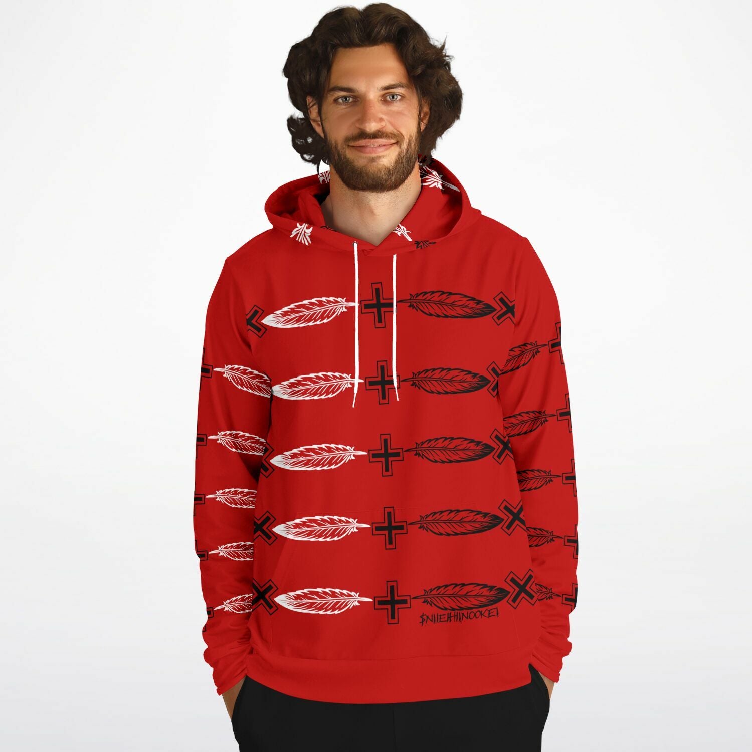 $NiieihiiNookei Athletic Hoodie - AOP