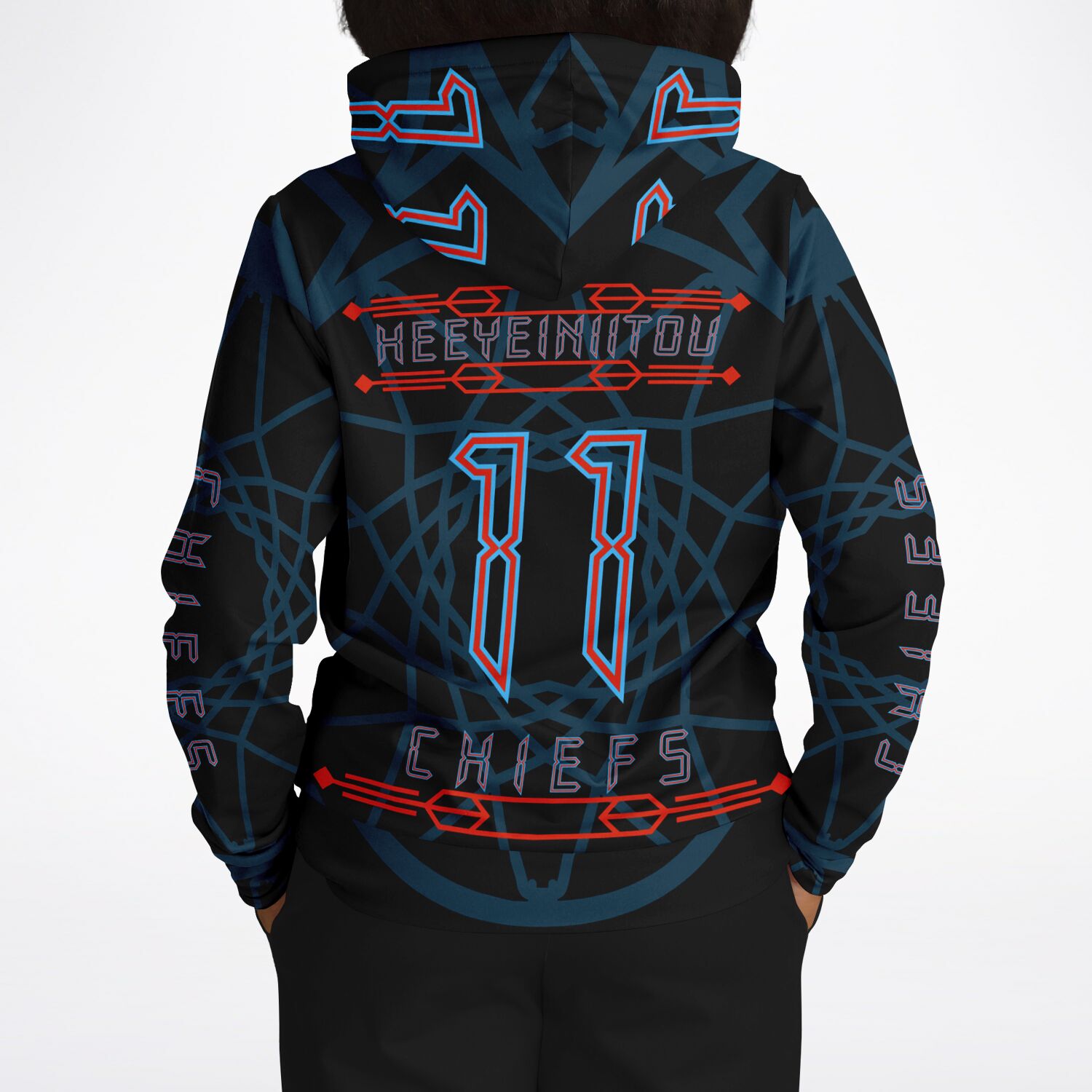 $NiieihiiNookei Athletic Hoodie - AOP