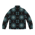 $NiieihiiNookei Men's Puffer Jacket — Geometric All-Over Print