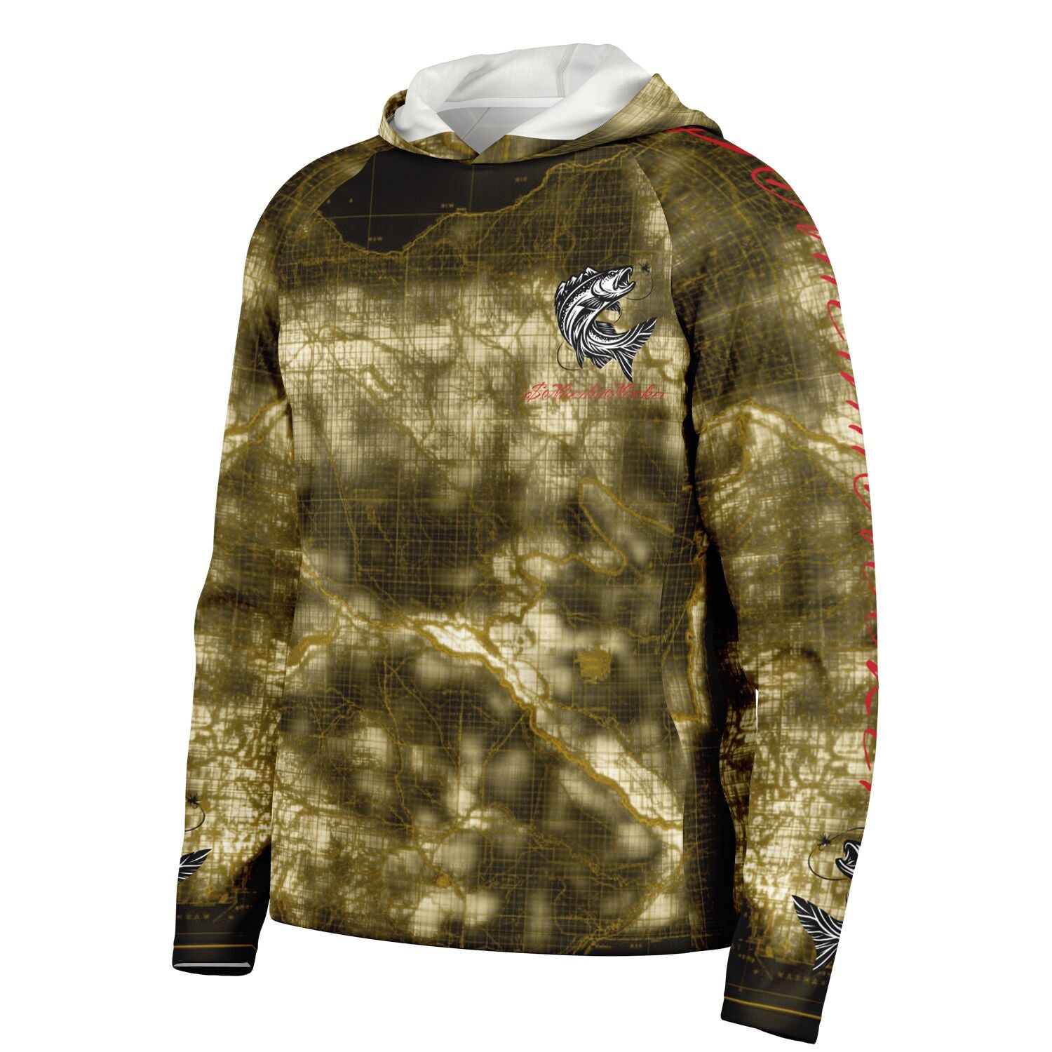 $NiieihiiNookei Performance Fishing Hoodie - 40+UPF