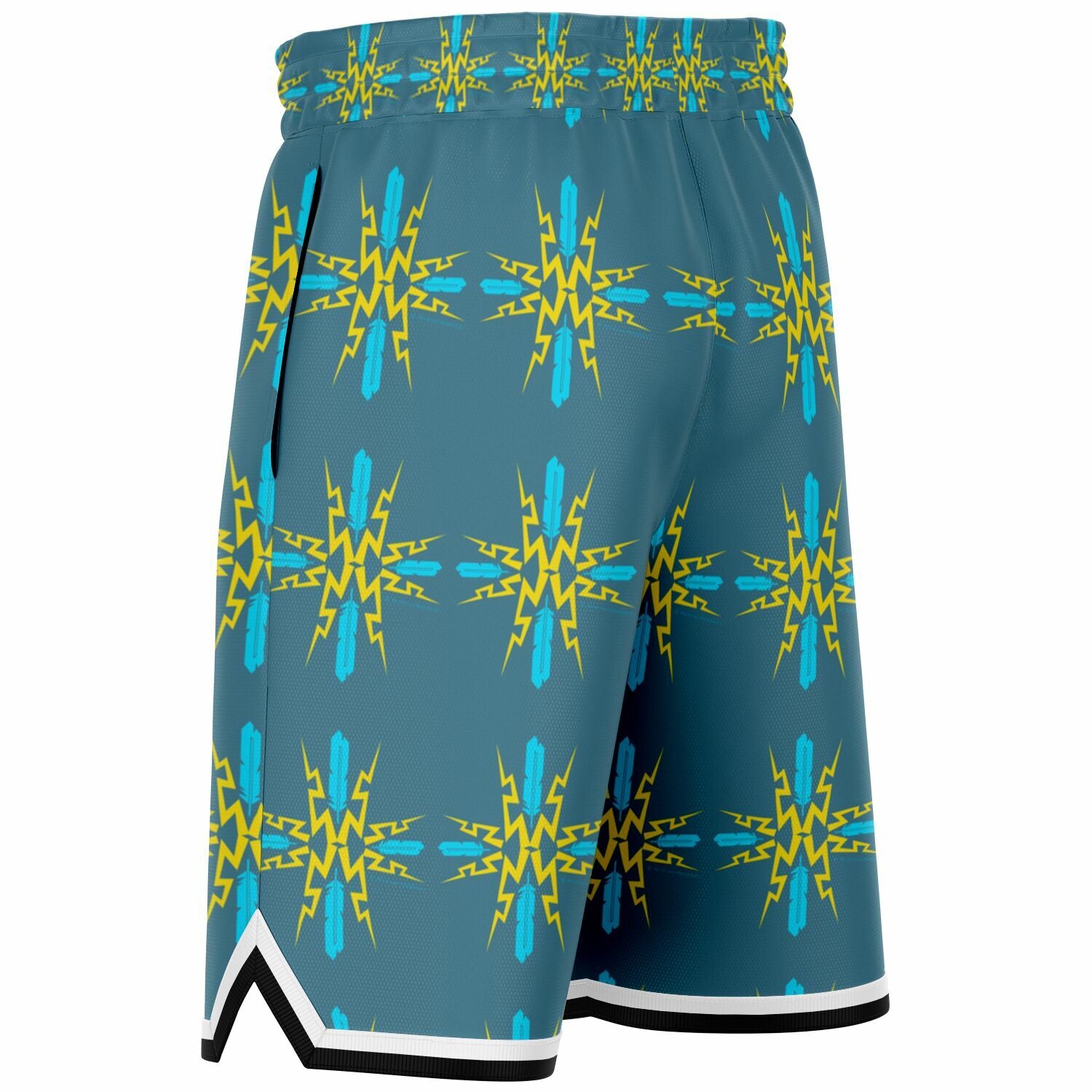 $NiieihiiNookei Basketball Short Rib - AOP