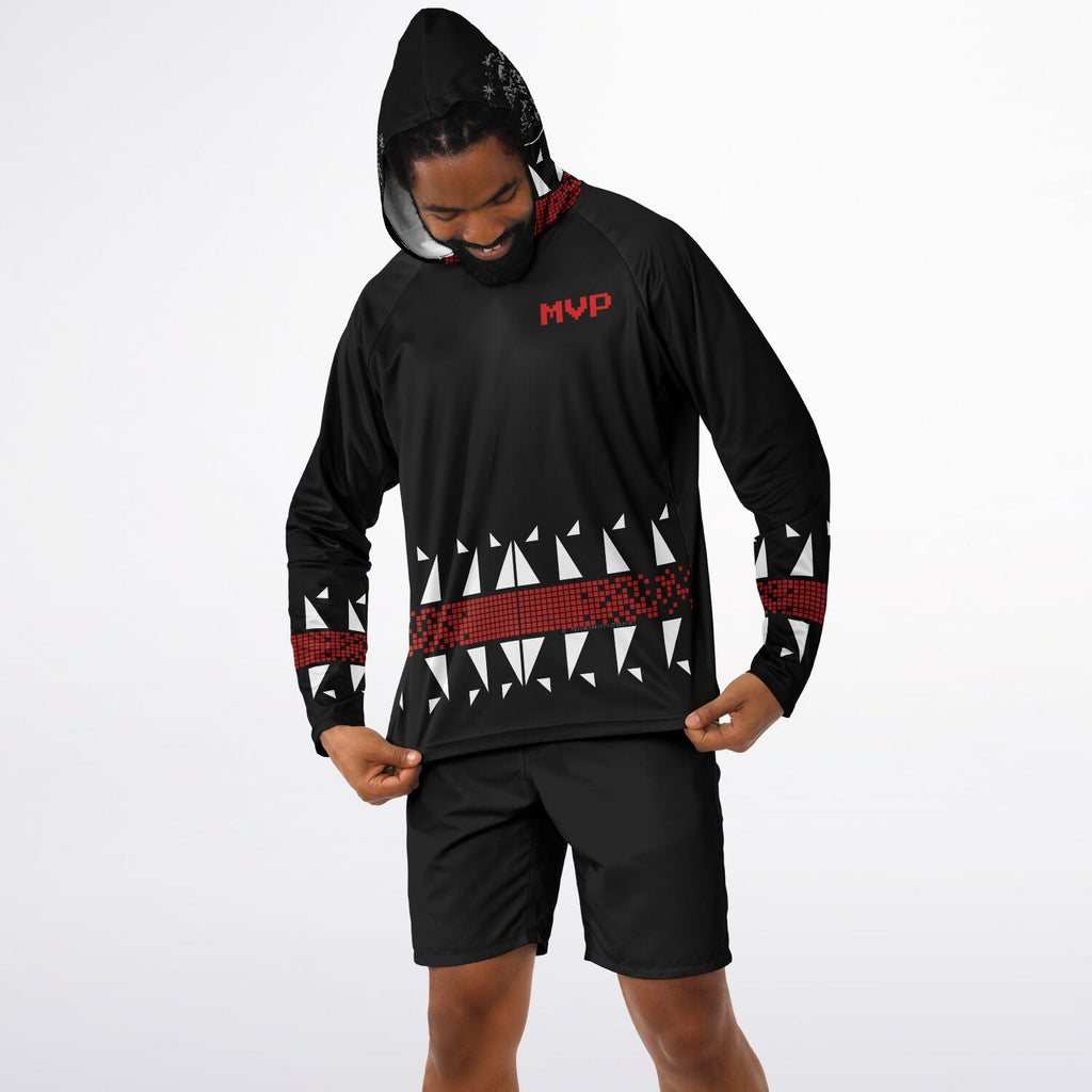 $NIIEIHIINOOKEI MVP BLBH Hooded Performance Shirt - AOP