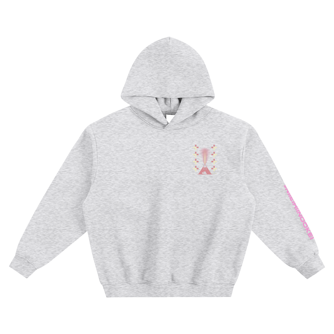 $NiieihiiNookei Fleeced Boxy Hoodie