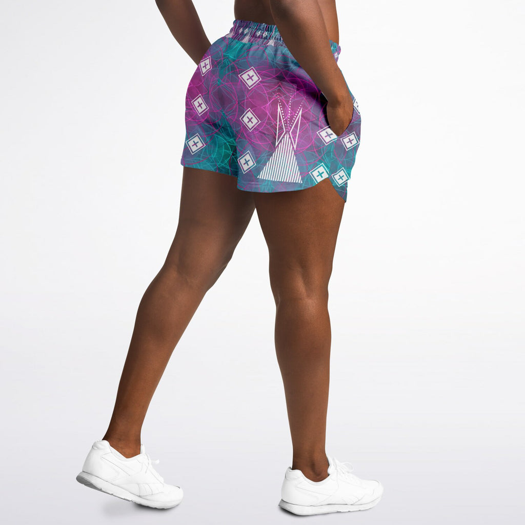 $NiieihiiNookei Athletic Loose Shorts - AOP