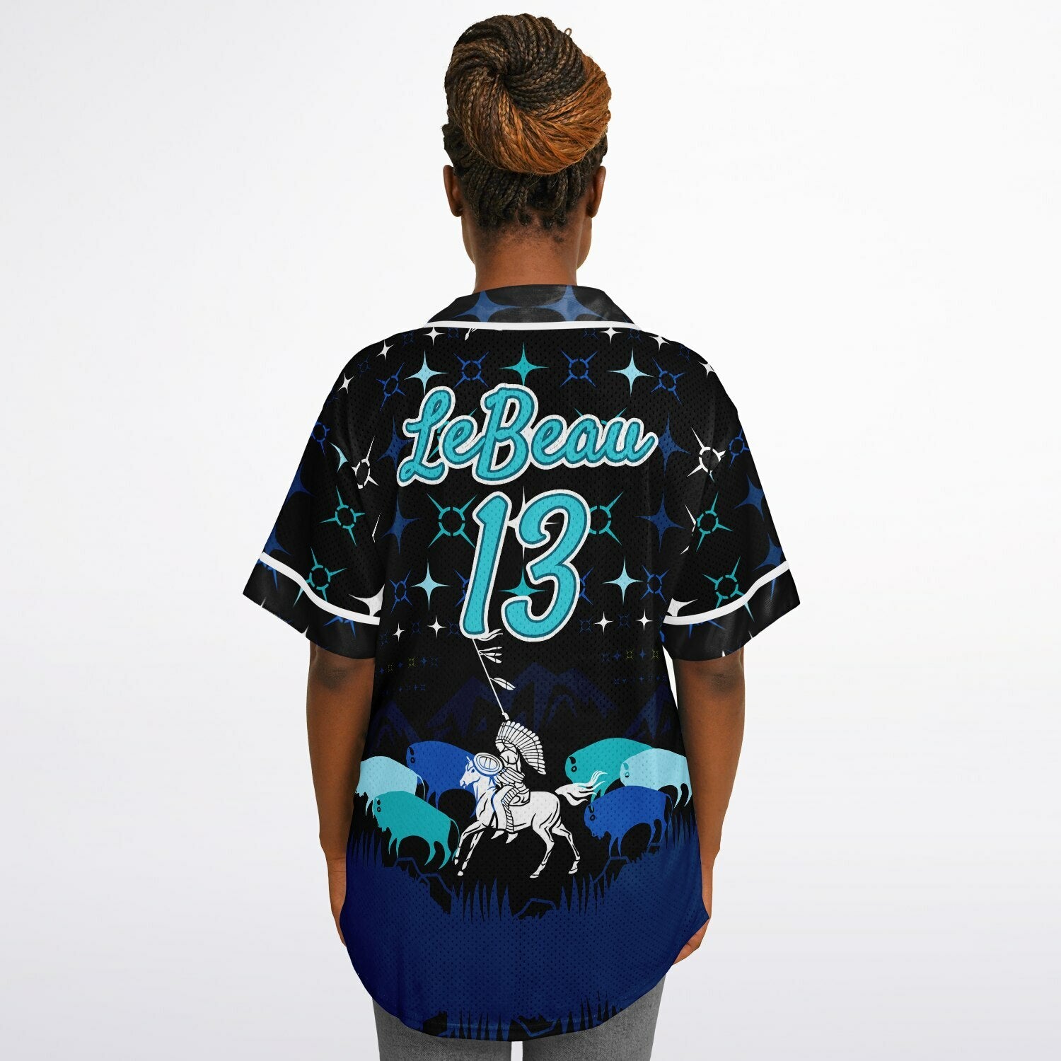#13 Lebeau Premium Baseball Jersey - AOP