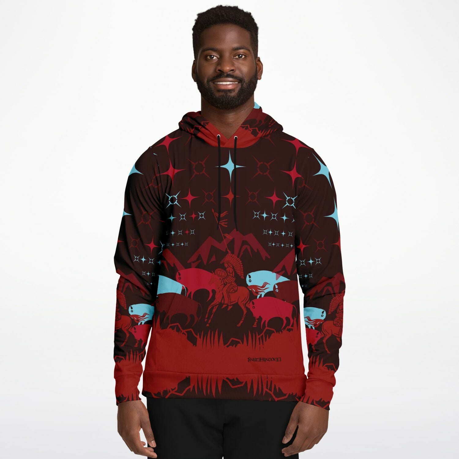 $NiieihiiNookei Athletic Hoodie - AOP