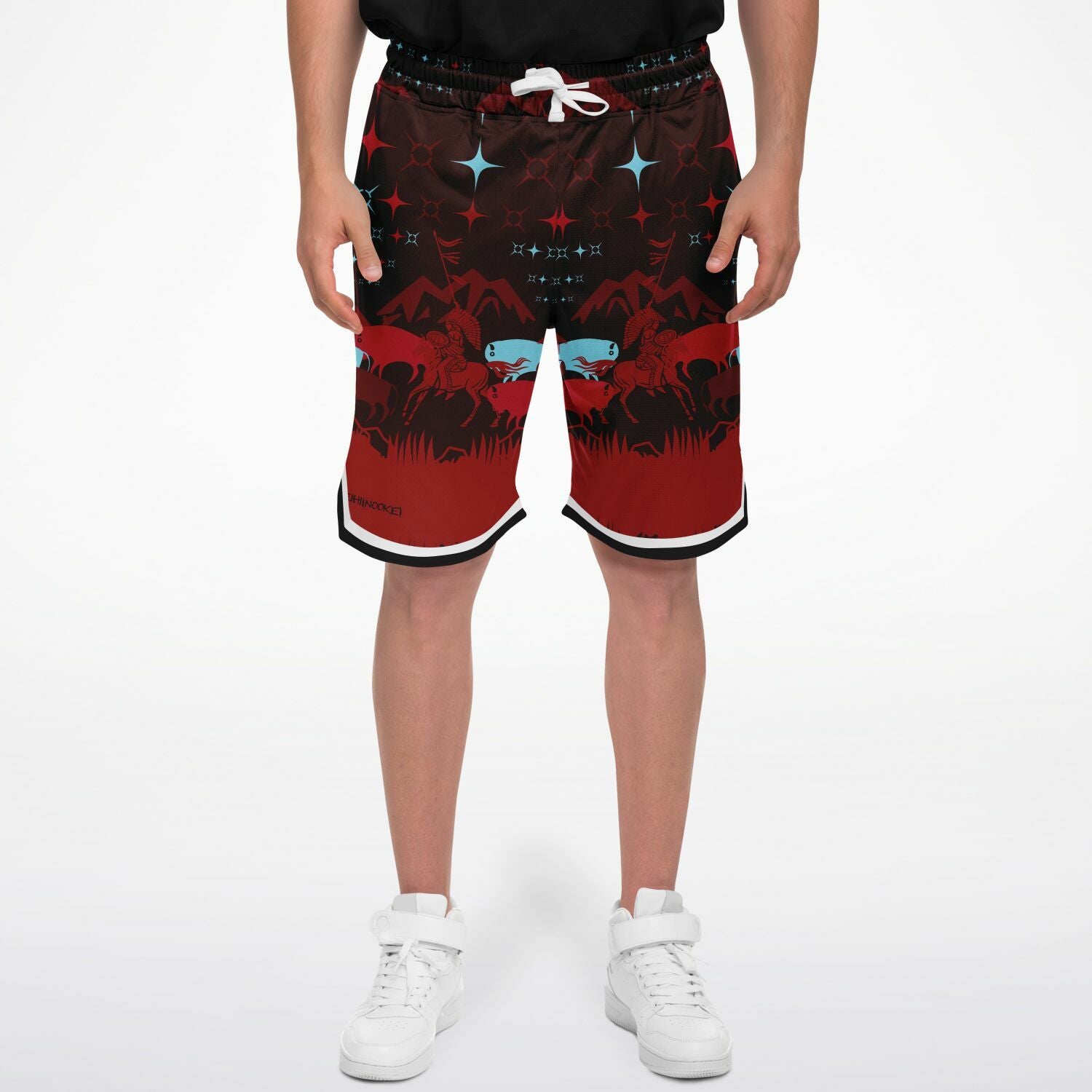 $NiieihiiNookei Basketball Short Rib - AOP
