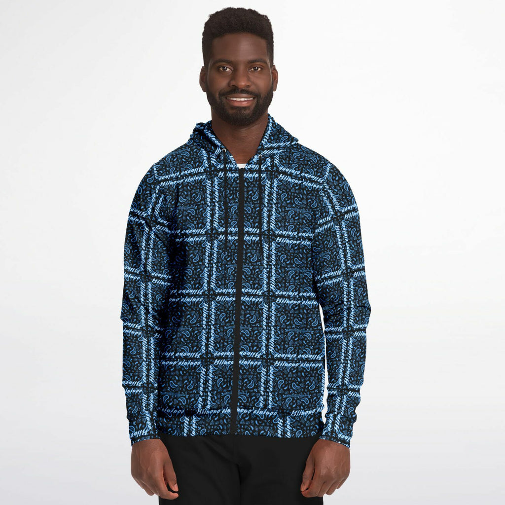 $NiieihiiNookei Athletic Zip-Up Hoodie - AOP