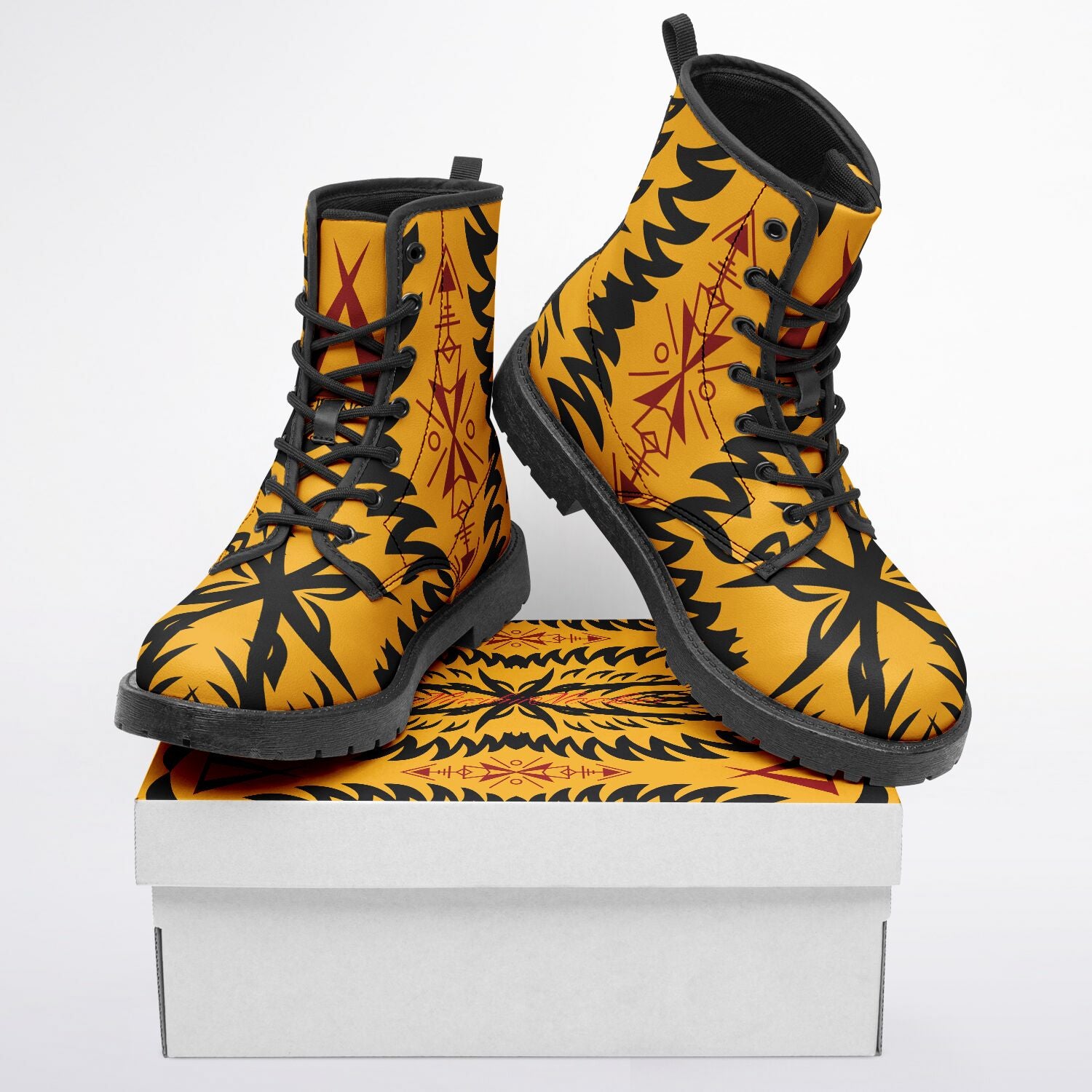 $NiieihiiNookei Fire Bird Landing - Rez Strider Boots - AOP