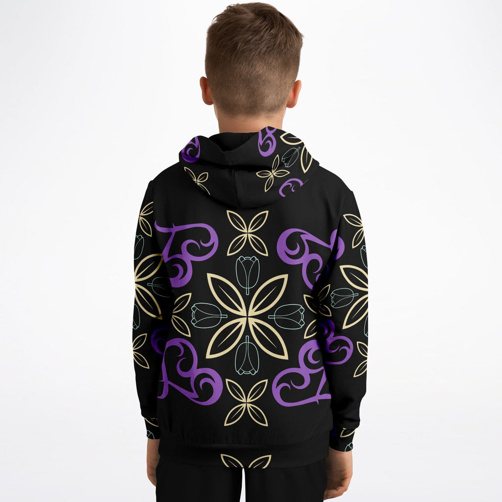 $NiieihiiNookei Athletic Kids Hoodie - AOP