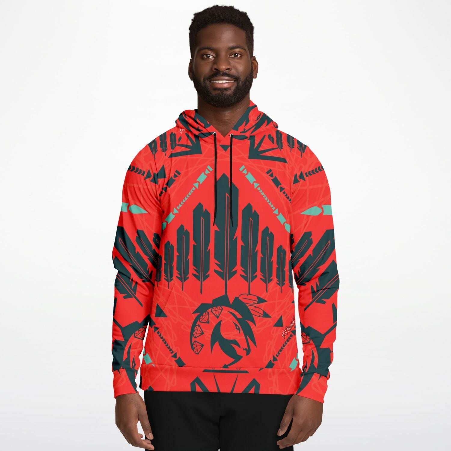 $NiieihiiNookei Athletic Hoodie - AOP