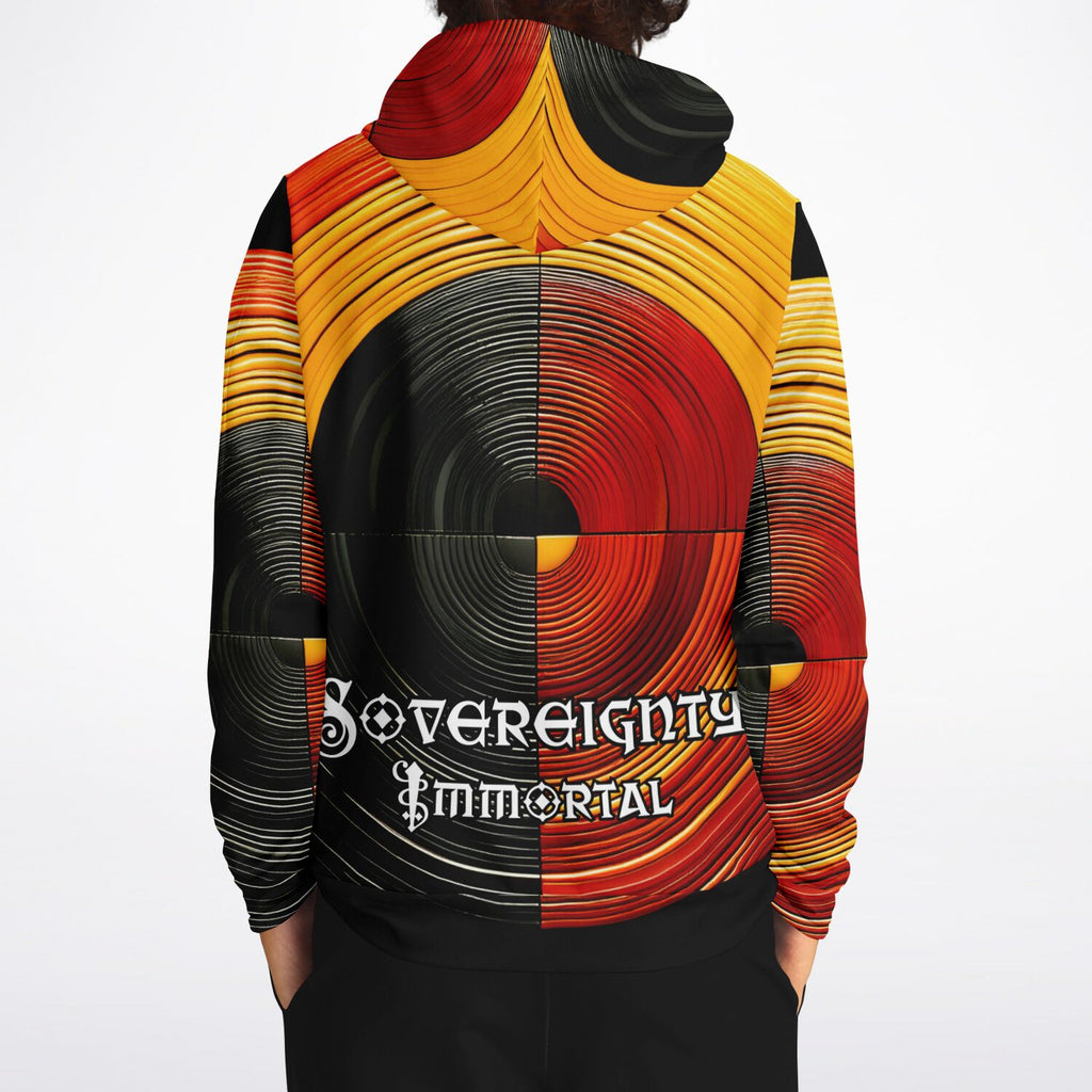 Sovereignty Immortal by $NiieihiiNookei Athletic Hoodie - AOP
