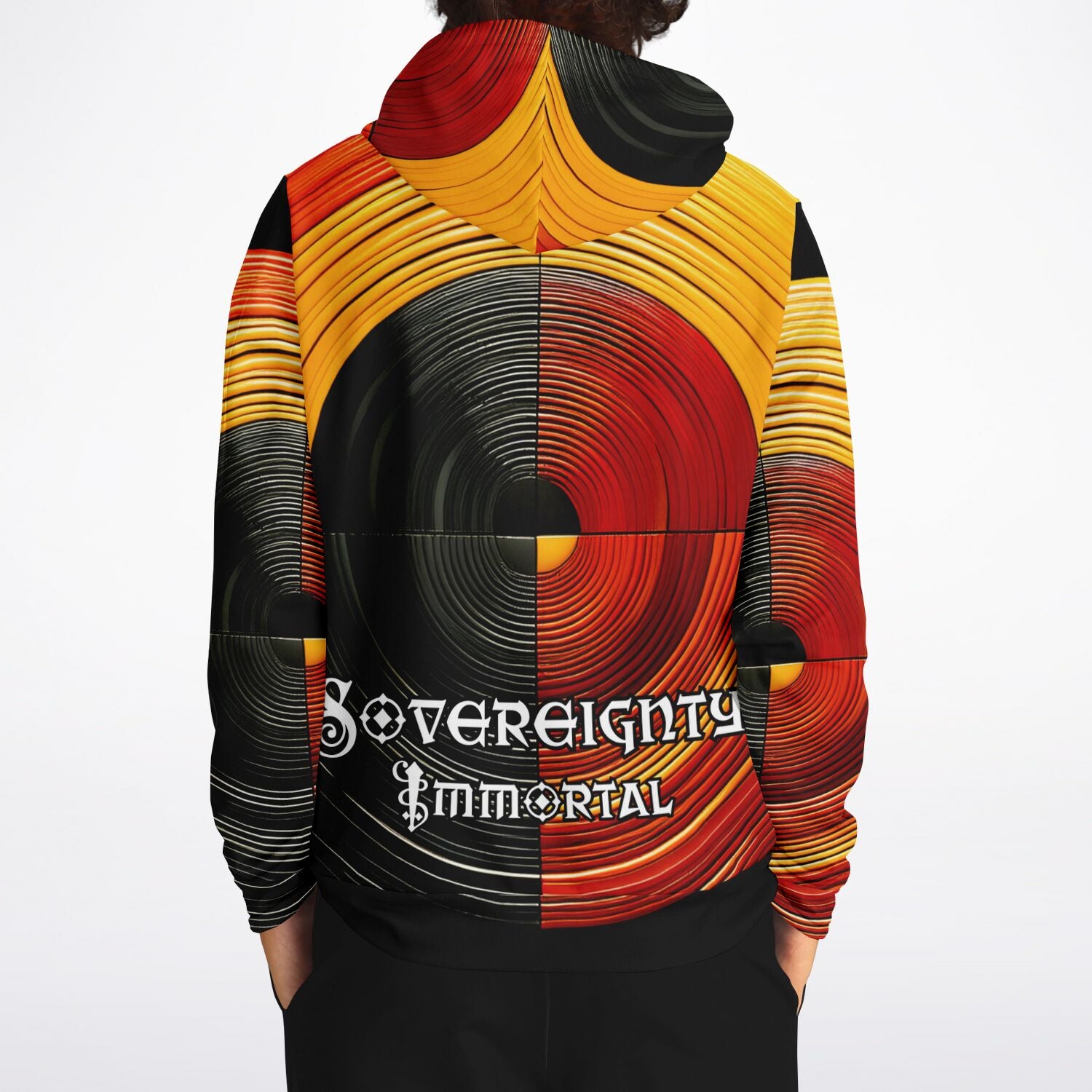 Sovereignty Immortal by $NiieihiiNookei Athletic Hoodie - AOP