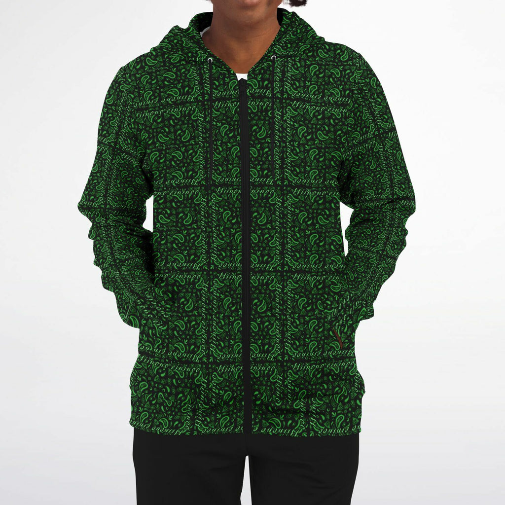 $NiieihiiNookei Athletic Zip-Up Hoodie - AOP