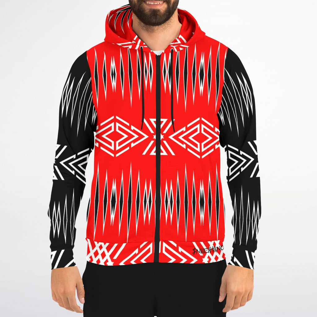 $NiieihiiNookei Zip-Up Hoodie - AOP