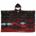 $NiieihiiNookei Flannel Blanket Poncho - AOP
