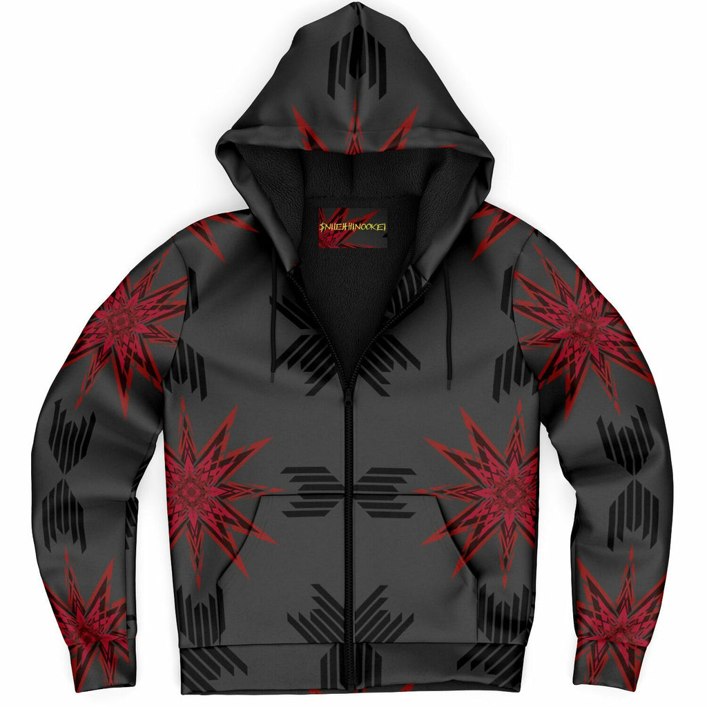 $NiieihiiNookei Microfleece Ziphoodie - AOP