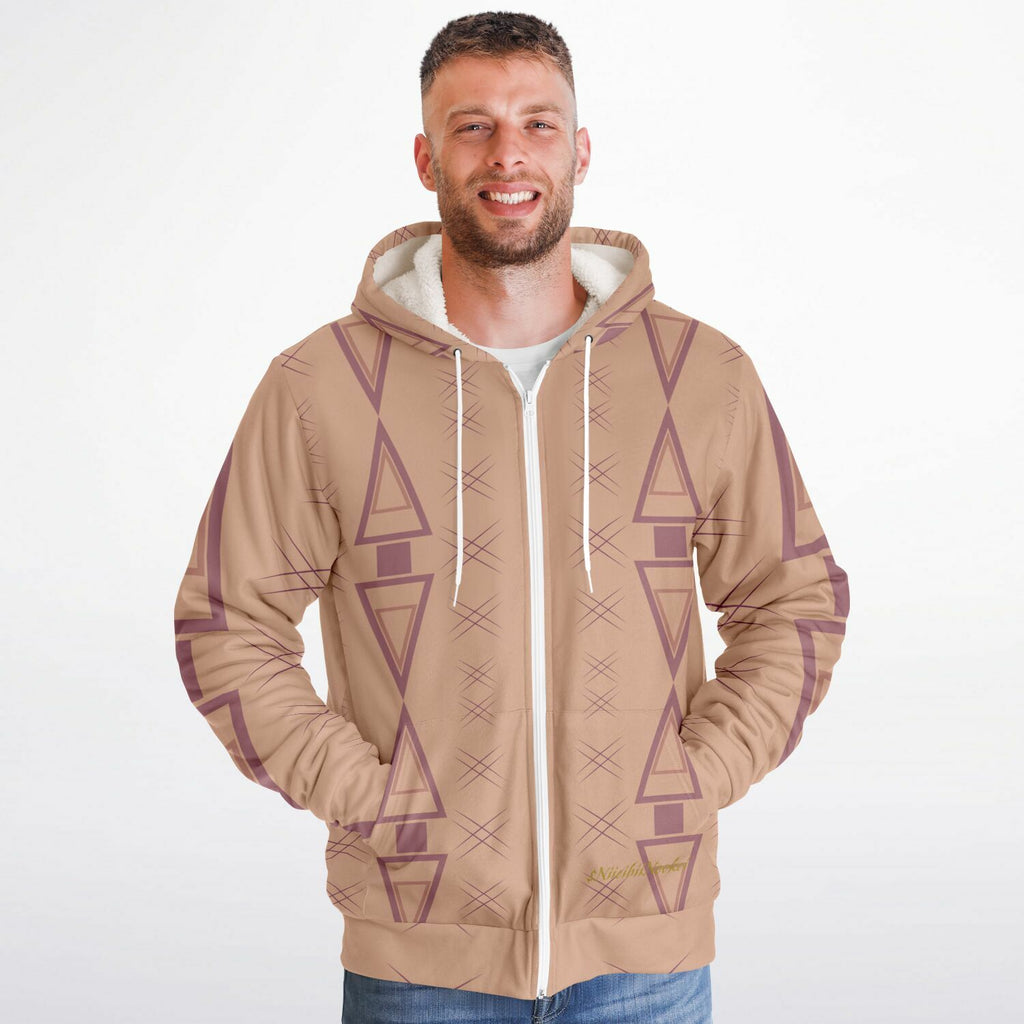 $NiieihiiNookei Microfleece Ziphoodie - AOP