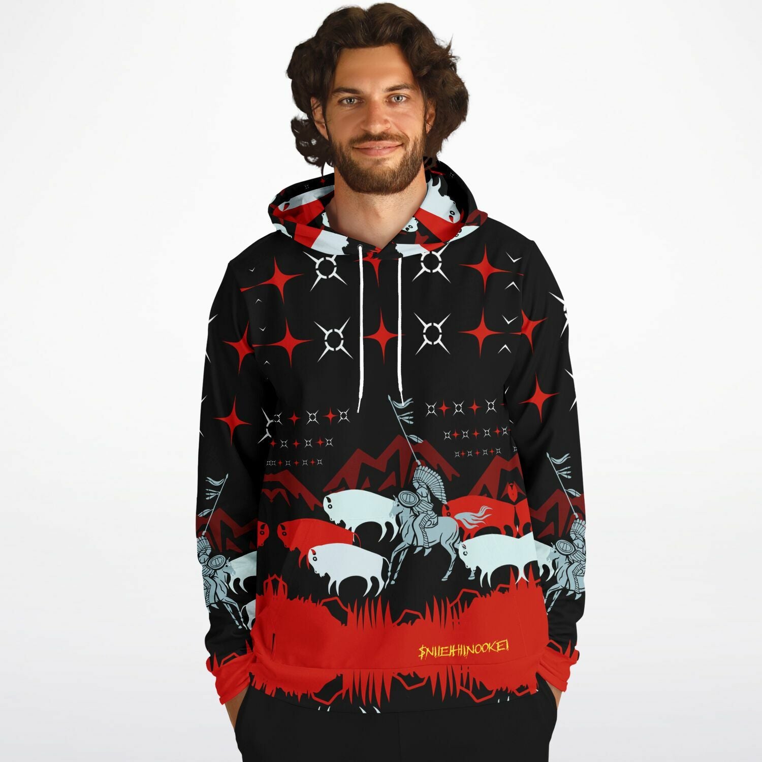 $NiieihiiNookei Athletic Hoodie - AOP