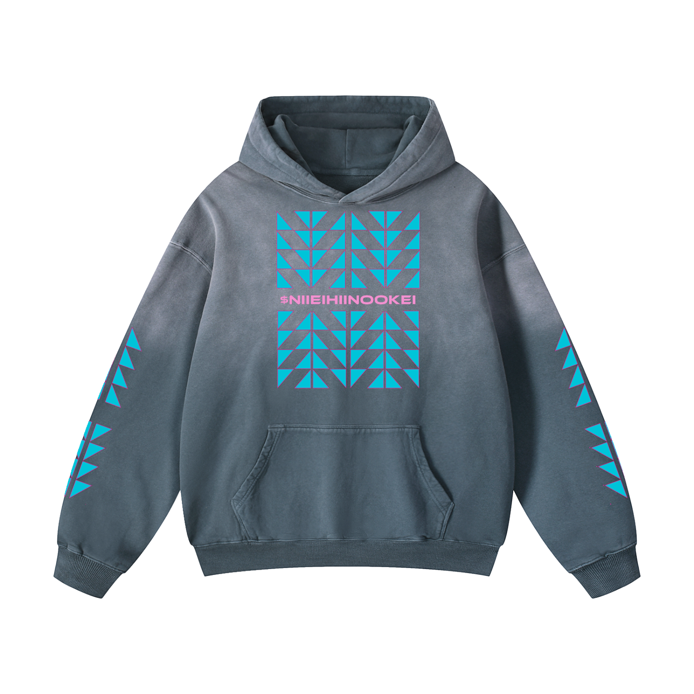 $NiieihiiNookei 100%Cotton Heavyweight Oversized Hoodie