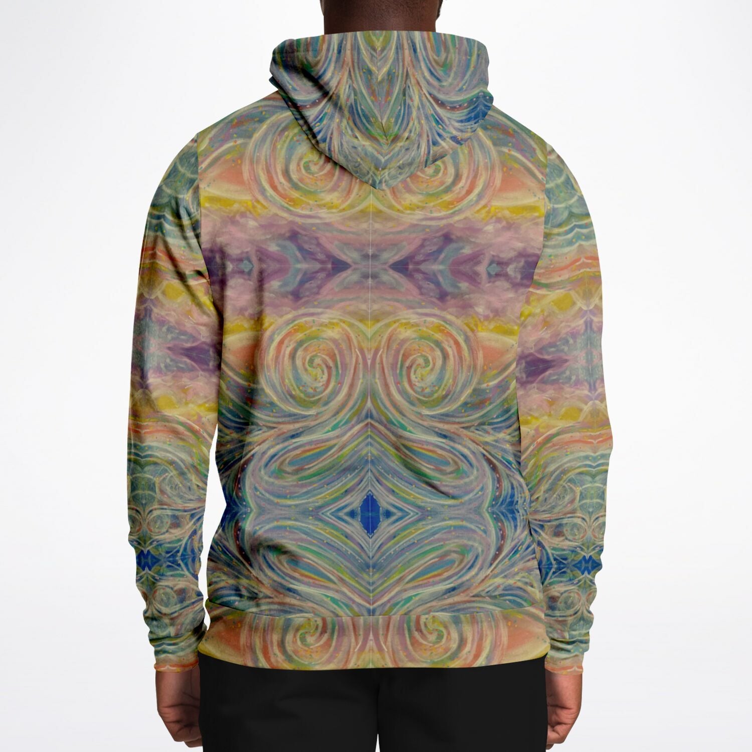 SMW Watercolor Athletic Hoodie - AOP