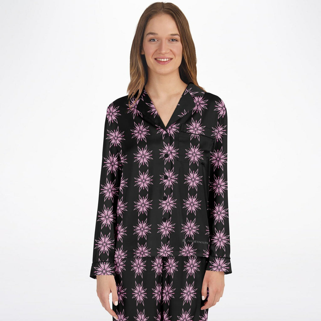$NiieihiiNookei Women's Satin Pajamas - AOP