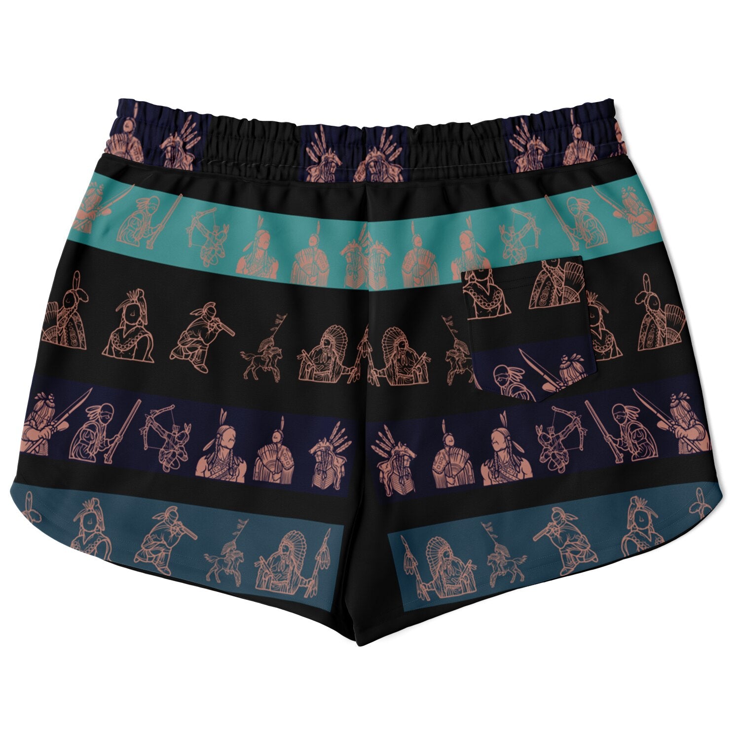 $NiieihiiNookei Athletic Loose Shorts - AOP
